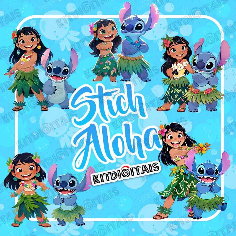Stitch Aloha Png