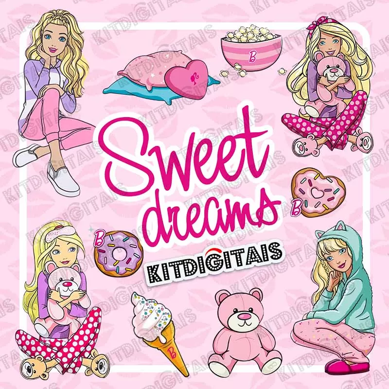 Barbie Png Festa de Pijama