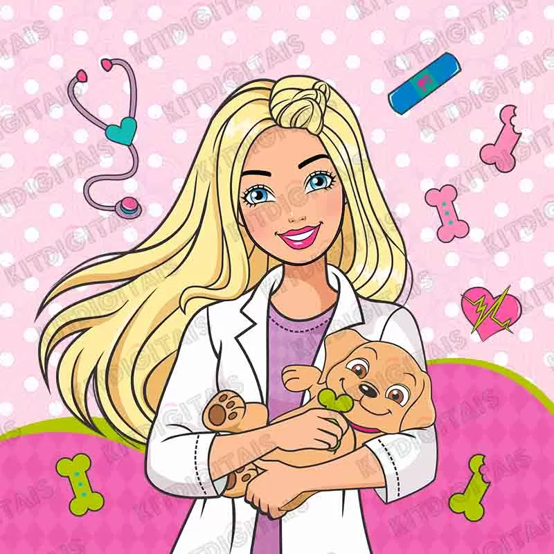 Barbie Png Pet Veterinária M1