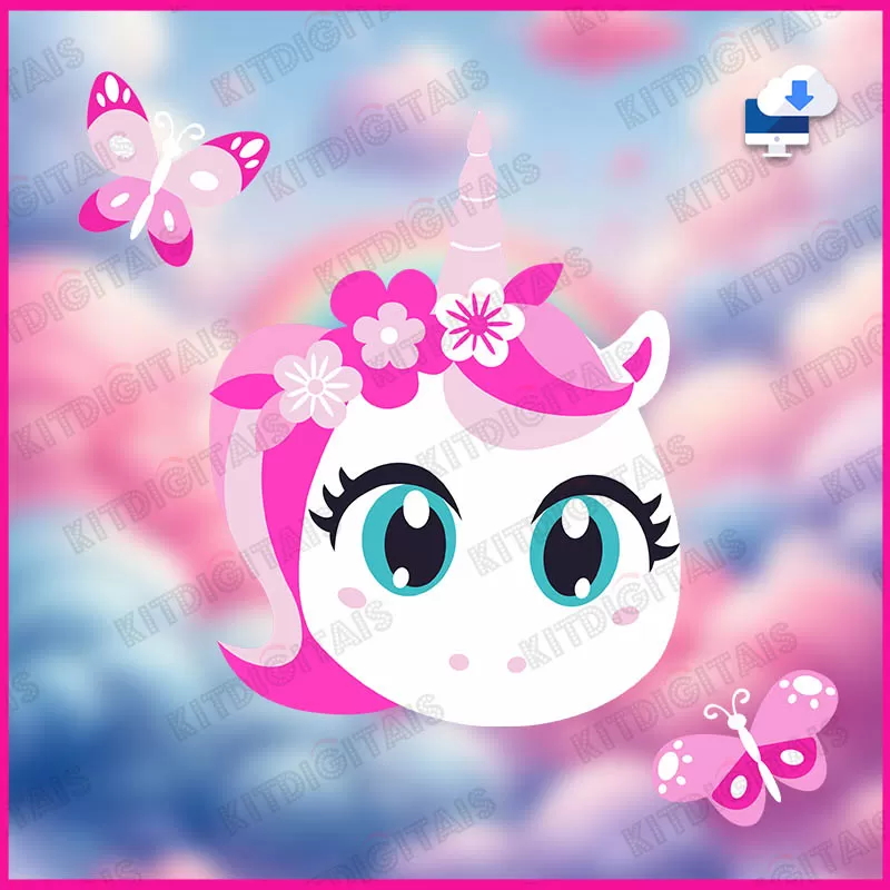 Unicórnio Fluffy Png