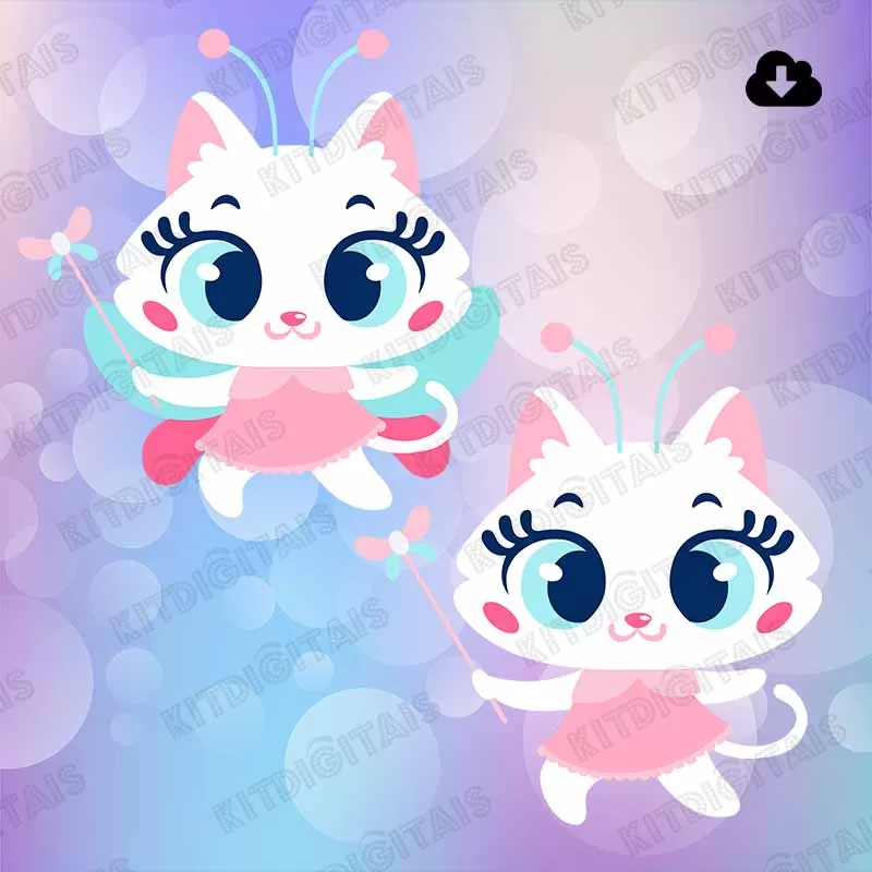 Fairy Kitty Kawaii Png M2