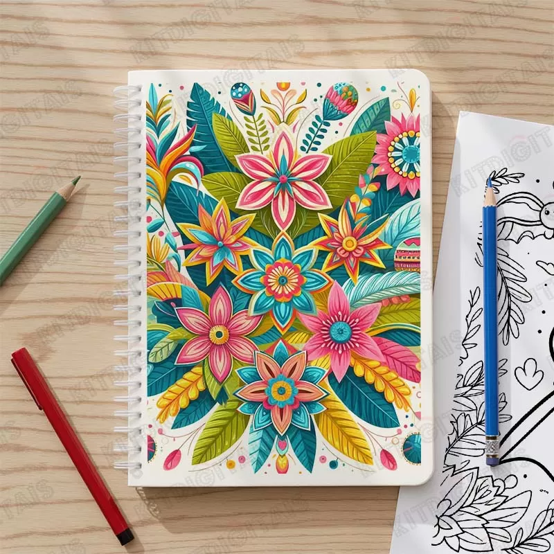 Flores Desenho de Colorir