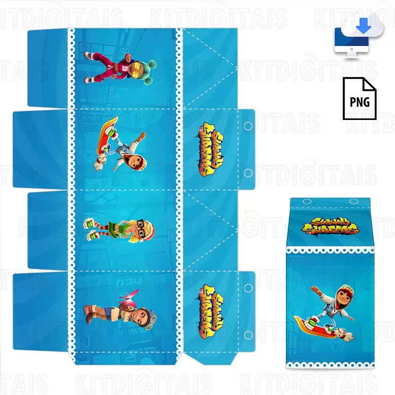 Caixa Milk Subway Surfers