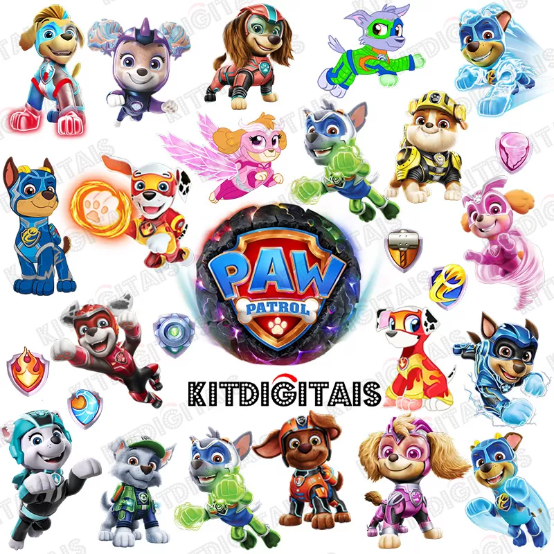 Kit Digital Patrulha Canina Super Filhotes