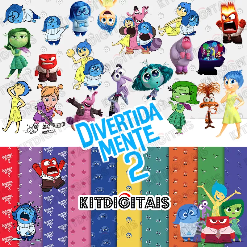 Divertidamente Png e Papéis Digitais