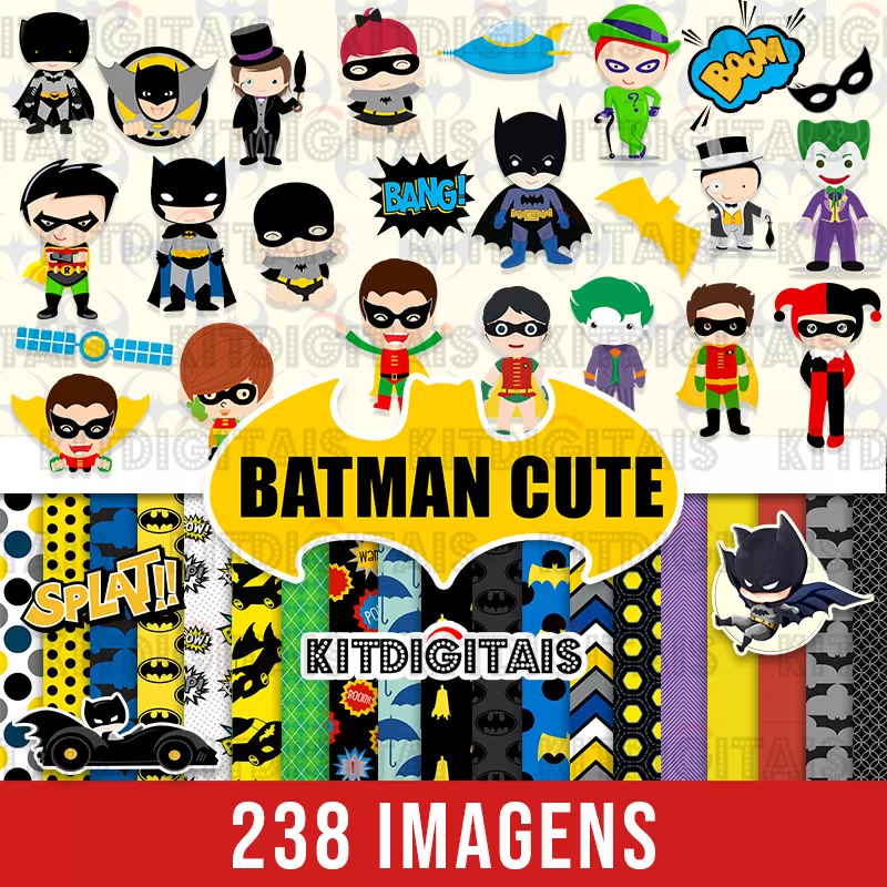 Kit Digital Batman Baby Cute