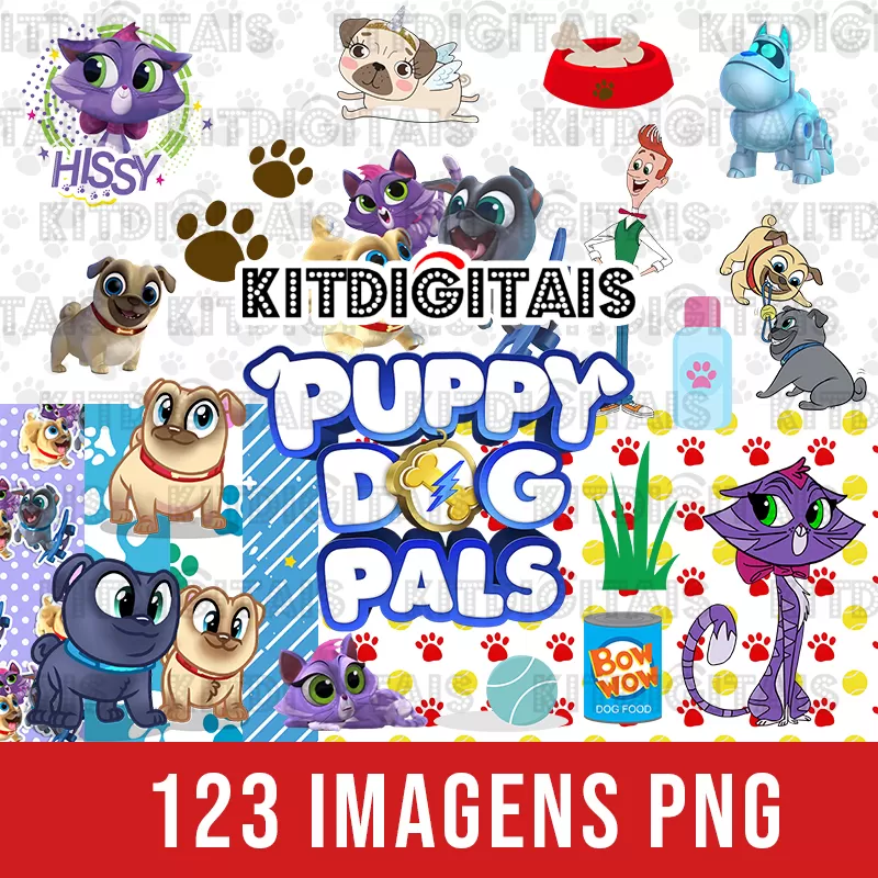 Kit Digital Puppy Dog Pals