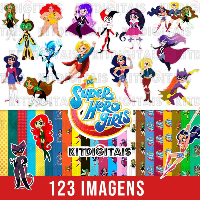 Kit Digital Super Hero Girls