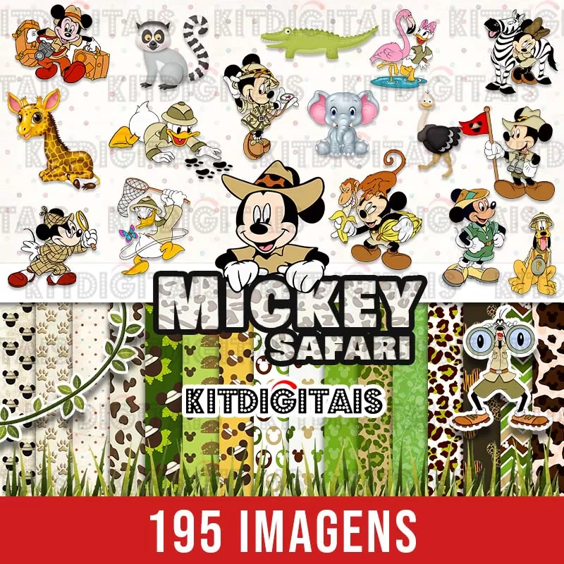 Kit Digital Mickey Safari