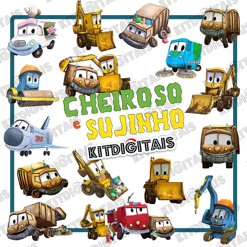 Kit Digital Cheiroso e Sujinho Png