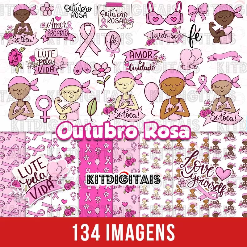Kit Digital Outubro Rosa