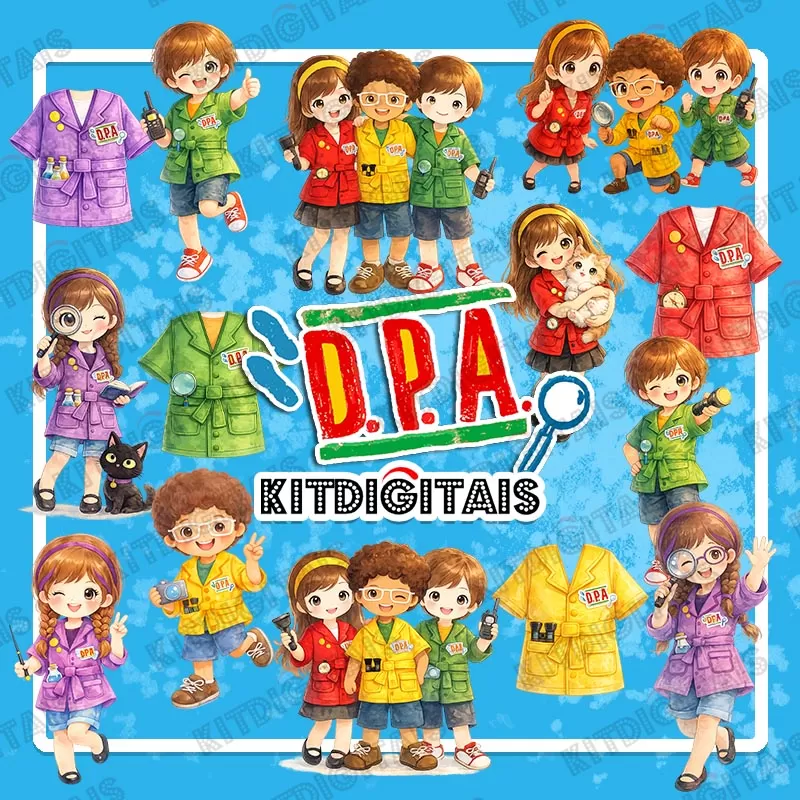 Kit Digital DPA Aquarela Png