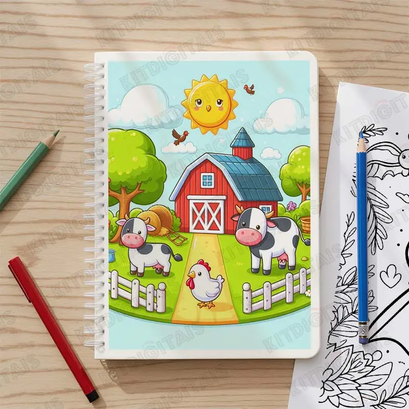Fazendinha livro Colorir