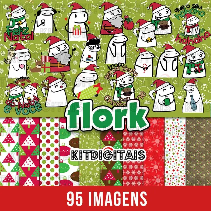 Kit Digital FLORKS - Memes e Signos