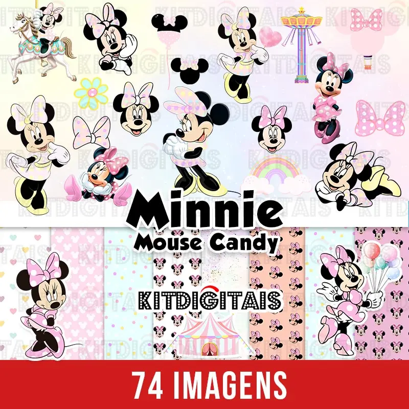 MINNIE MOUSE CANDY CLIPART PNG