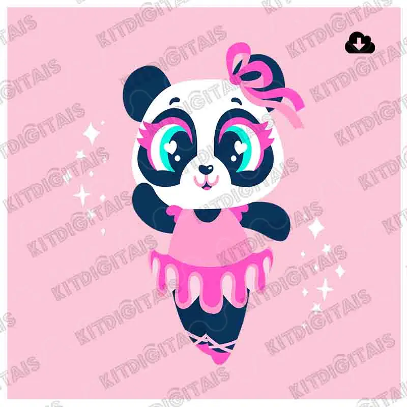 Panda Bailarina Png