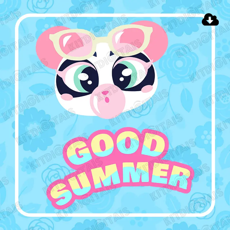 Panda Summer Rosa