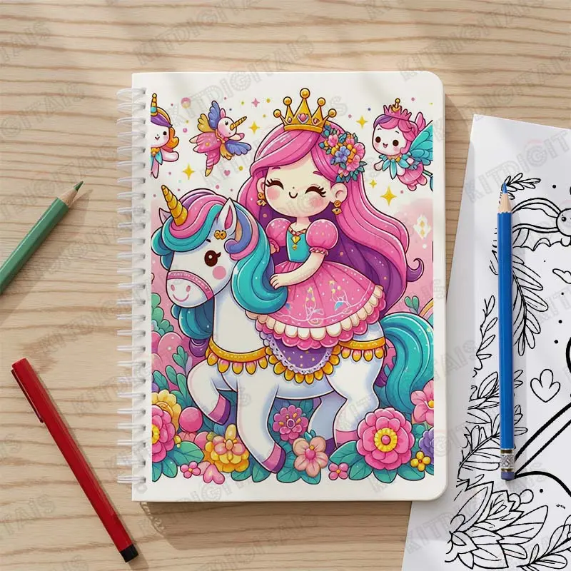 Princesa para colorir