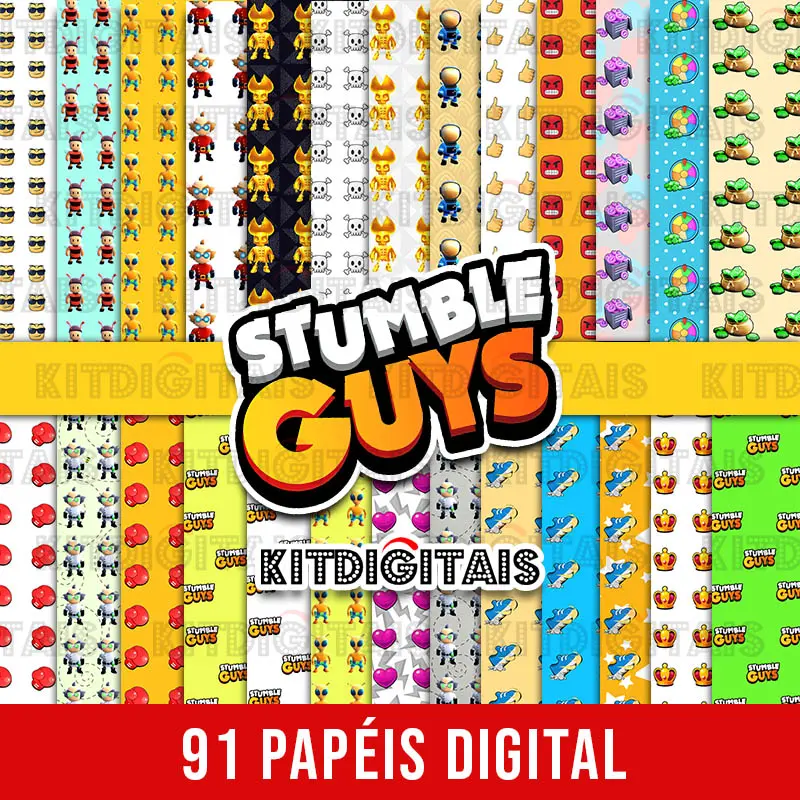 Stumble Guys Épicos Kit Arquivo Digital