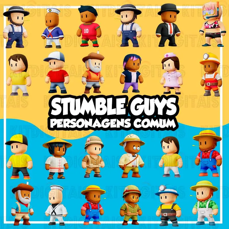 STUMBLE GUYS PNG COMUN 3.0