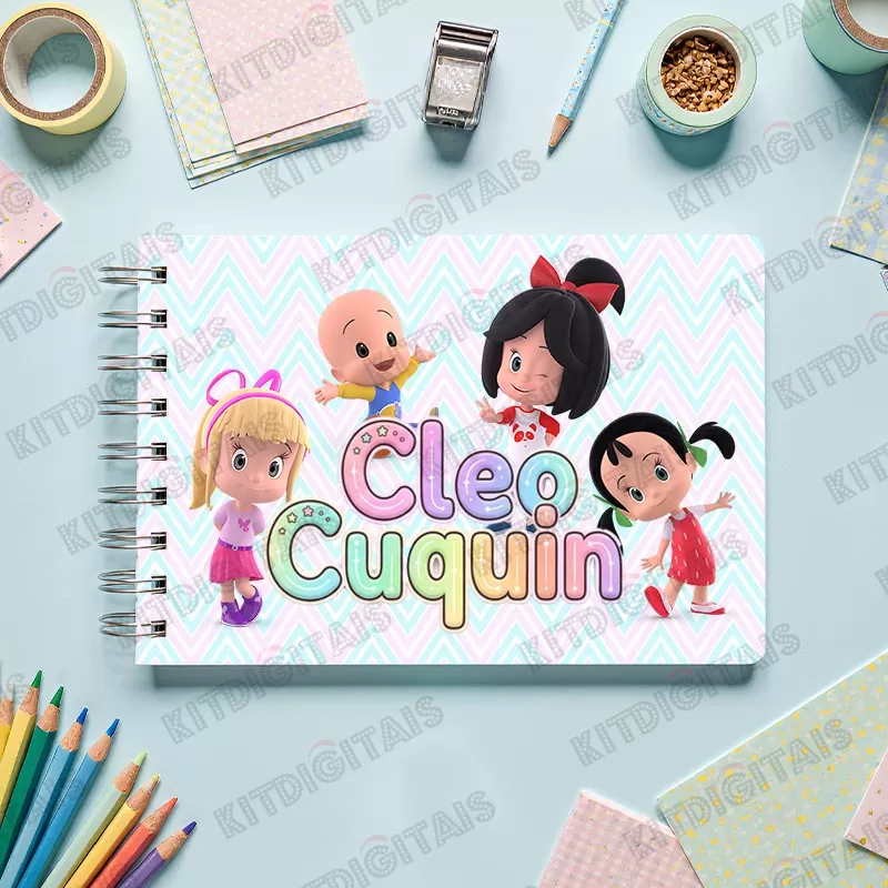 Cleo e Cuquin Livro de Colorir Pdf - Kit Digital kitdigitais